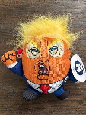 Trump dog toy new